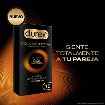 DUREX - TOTAL CONNECTION ULTRA FINE PLUS SEM LÃTEX 10 UNIDADES - D-243099 - Dona Pimenta