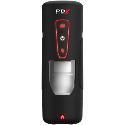 PDX ELITE - MASTURBADOR AUTOMÁTICO MILK ME HOTTER COM VIBRAÇÃO DE EFEITO DE CALOR E IMPULSÃO - RD550-23 - Dona Pimenta