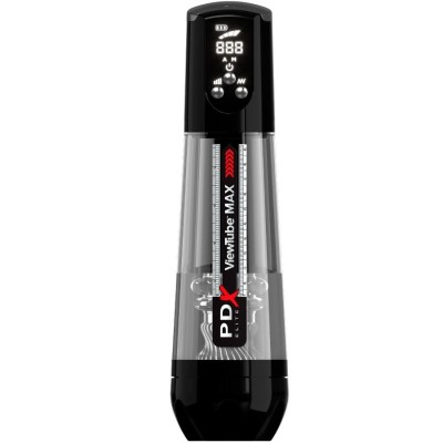 PDX ELITE - VIEWTUBE MAX VIEW MASTURNADOR AUTOMÁTICO COM SUCÇÃO TRANSPARENTE - RD553-23 - Dona Pimenta