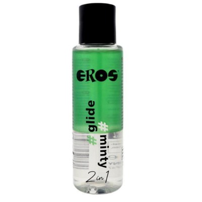 EROS - LUBRIFICANTE À BASE DE SILICONE "2 IN 1"GLIDE MENTA 100 ML - D-243394 - Dona Pimenta
