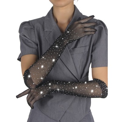 SUBBLIME - 957469 LUVAS SHINE TRANSPARENTES PRETAS S/M - D-242948 - Dona Pimenta