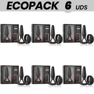 ECOPACK 6 UNIDADES - ANBIGUO WATCHME CONTROLE REMOTO VIBRADOR ANAL PLUG ALEXANDRU - D-228365 - Dona Pimenta