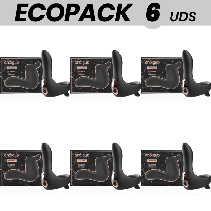 ECOPACK 6 UNIDADES - ANBIGUO ARKADIO GLNDULA E ESTIMULADOR DE PERÃNEO COMPATÃVEL COM TECNOLOGIA WATCHME WIRELESS - D-233340 - Do ECOPACK 6 UNIDADES - ANBIGUO ARKADIO GLNDULA E ESTIMULADOR DE PERÃNEO COMPATÃVEL COM TECNOLOGIA WATCHME WIRELESS - D-233340 - Do