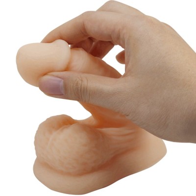PRETTY LOVE - WILDON DILDO ULTRA REALISTA E ELÃSTICO 10 CM NATURAL - D-242900 - Dona Pimenta