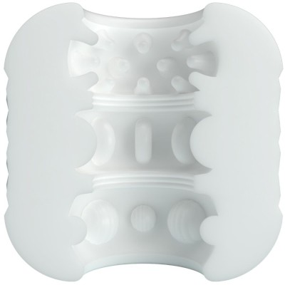 PRETTY LOVE - MASTURBADOR MASCULINO CRYSTLE BRANCO - D-242908 - Dona Pimenta