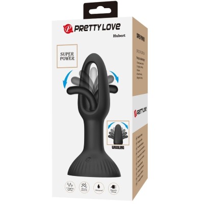 PRETTY LOVE - PLUG ANAL HUBERT COM 7 MODOS DE VIBRAÇÃO - D-242905 - Dona Pimenta