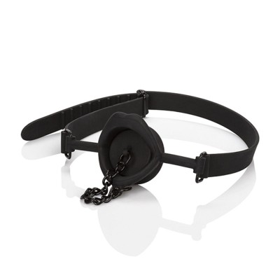 CALEXOTICS - SCANDAL MORDAÇA COM PLUG DE SILICONE PRETO - D-243634 - Dona Pimenta