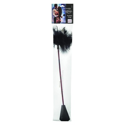 CALEXOTICS - SCANDAL CHICOTE DE PENA PRETA - D-243641 - Dona Pimenta