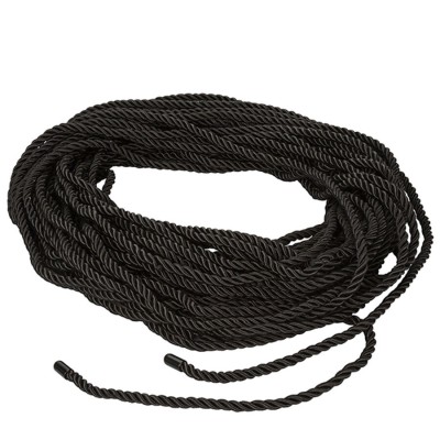 CALEXOTICS - SCANDAL CORDA BDSM PRETA 30 M - D-243667 - Dona Pimenta