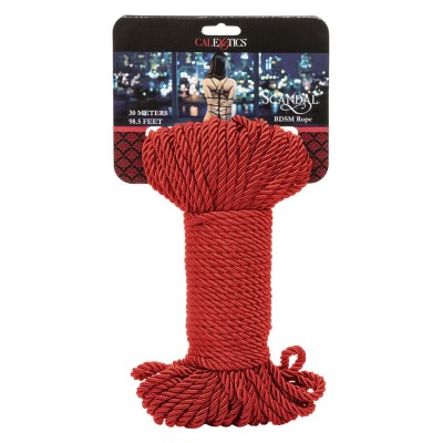 CALEXOTICS - SCANDAL CORDA BDSM VERMELHA 30 M - D-243668 - Dona Pimenta