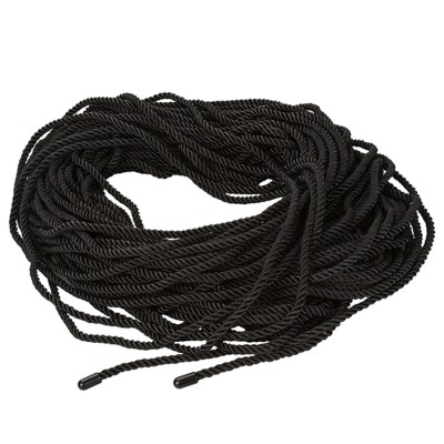 CALEXOTICS - SCANDAL CORDA BDSM PRETA 50 M - D-243669 - Dona Pimenta