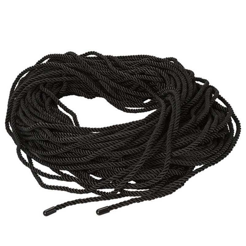 CALEXOTICS - SCANDAL CORDA BDSM PRETA 50 M - D-243669 - Dona Pimenta