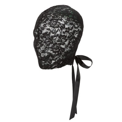 CALEXOTICS - SCANDAL BALALAVA DE RENDA PRETA  COM LAÇO - D-243675 - Dona Pimenta