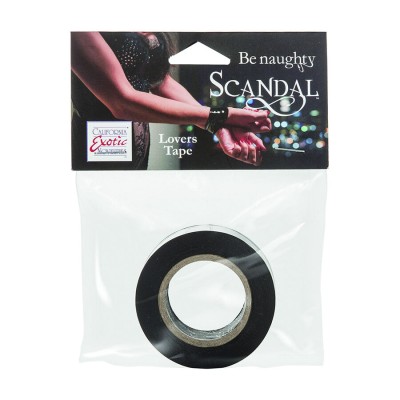CALEXOTICS - SCANDAL FITA DE BONDAGE PRETA - D-243629 - Dona Pimenta