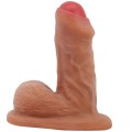 PRETTY LOVE - WARNELL DILDO ULTRA REALISTA E ELÃSTICO 9,5 CM MULATO - D-242901 - Dona Pimenta