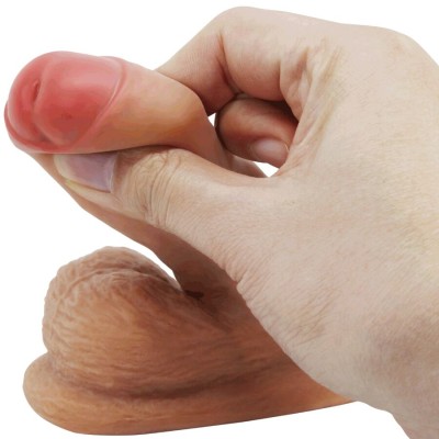 PRETTY LOVE - WARNELL DILDO ULTRA REALISTA E ELÃSTICO 9,5 CM MULATO - D-242901 - Dona Pimenta