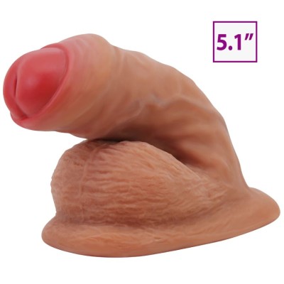 PRETTY LOVE - WARNELL DILDO ULTRA REALISTA E ELÃSTICO 9,5 CM MULATO - D-242901 - Dona Pimenta