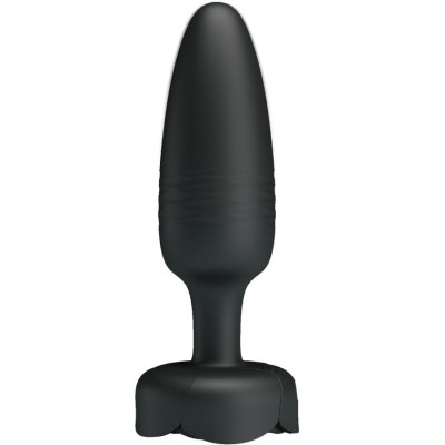 PRETTY LOVE - TARION ANAL PLUG COM LUZ LED PRETO 12,5 CM - D-242894 - Dona Pimenta