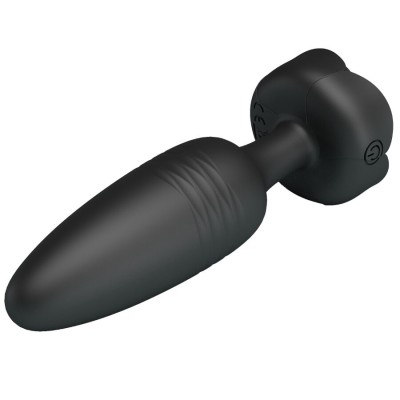 PRETTY LOVE - TARION ANAL PLUG COM LUZ LED PRETO 12,5 CM - D-242894 - Dona Pimenta