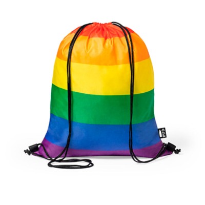 PRIDE - MOCHILA COM BANDEIRA DO ARCO-ÍRIS - D-243900 - Dona Pimenta