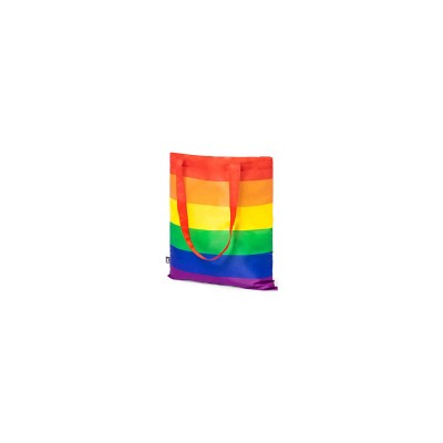 PRIDE - SACOLA TOTE COM BANDEIRA DE ARCO-ÍRIS - D-243905 - Dona Pimenta