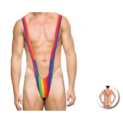 PRIDE - TRIQUÃNI MASCULINO COM BANDEIRA DO ARCO-ÍRIS - D-243906 - Dona Pimenta