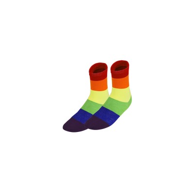 PRIDE - MEIAS LGBT TAMANHO P/M - D-243907 - Dona Pimenta