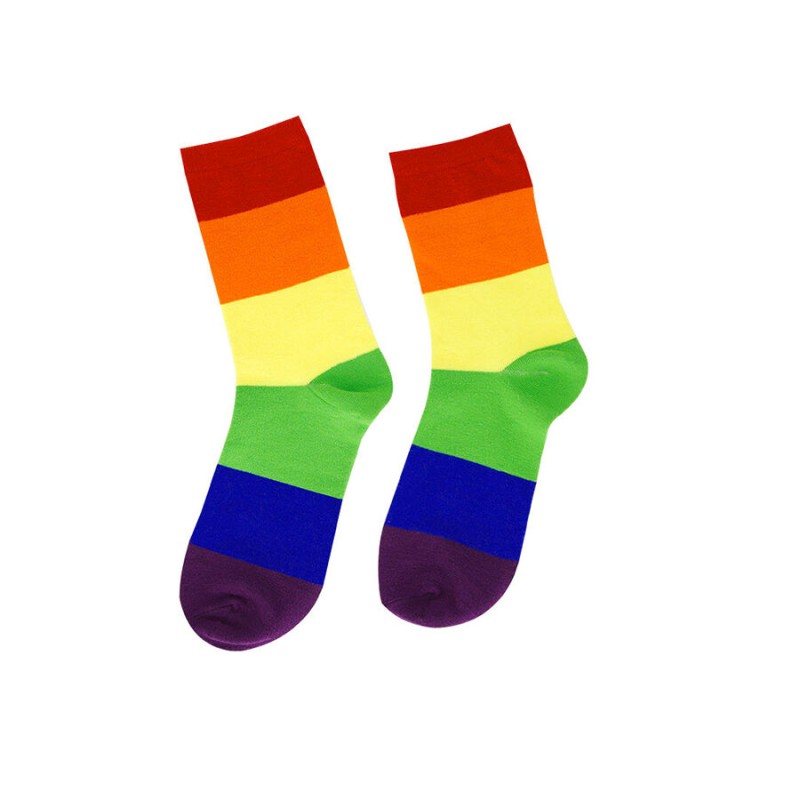 PRIDE - MEIAS LGBT TAMANHO P/M - D-243907 - Dona Pimenta