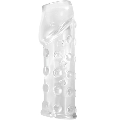 PRETTY LOVE - MANGA PARA PÉNIS APERTADA E VOLUMOSA TRANSPARENTE - D-242889 - Dona Pimenta