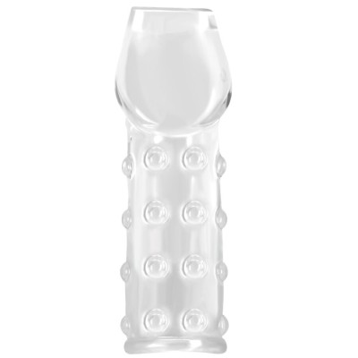 PRETTY LOVE - MANGA PARA PÉNIS APERTADA E VOLUMOSA TRANSPARENTE - D-242889 - Dona Pimenta