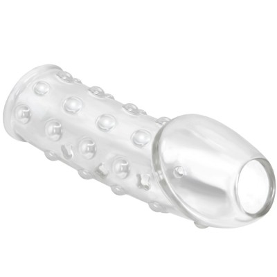 PRETTY LOVE - MANGA PARA PÉNIS APERTADA E VOLUMOSA TRANSPARENTE - D-242889 - Dona Pimenta