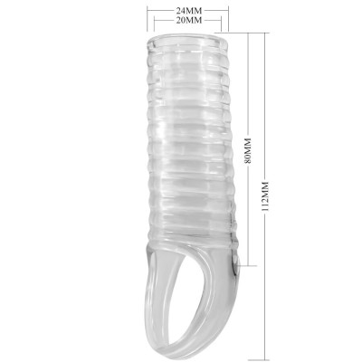 PRETTY LOVE - HARTMAN PENIS SHEATH TRANSPARENTE - D-242891 - Dona Pimenta