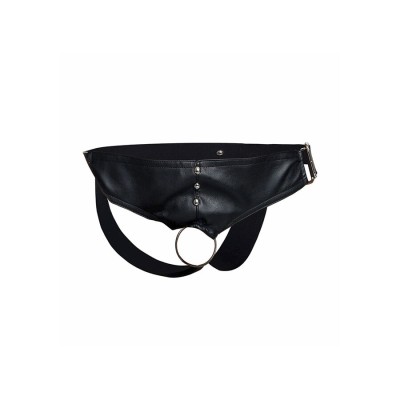 MOB - DENGEON JOCKSTRAP COM ANEL PARA O PÉNIS TAMANHO ÚNICO - D-243411 - Dona Pimenta