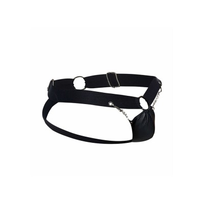 MOB - DNGEON BLACK CHAIN JOCKSTRAP TAMANHO ÚNICO - D-243412 - Dona Pimenta