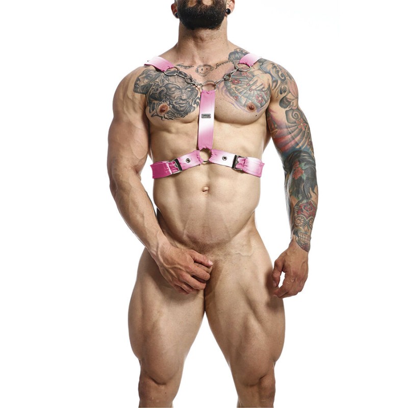 MOB - DNGEON PINK CHAIN HARNESS TAMANHO ÚNICO Y - D-243405 - Dona Pimenta