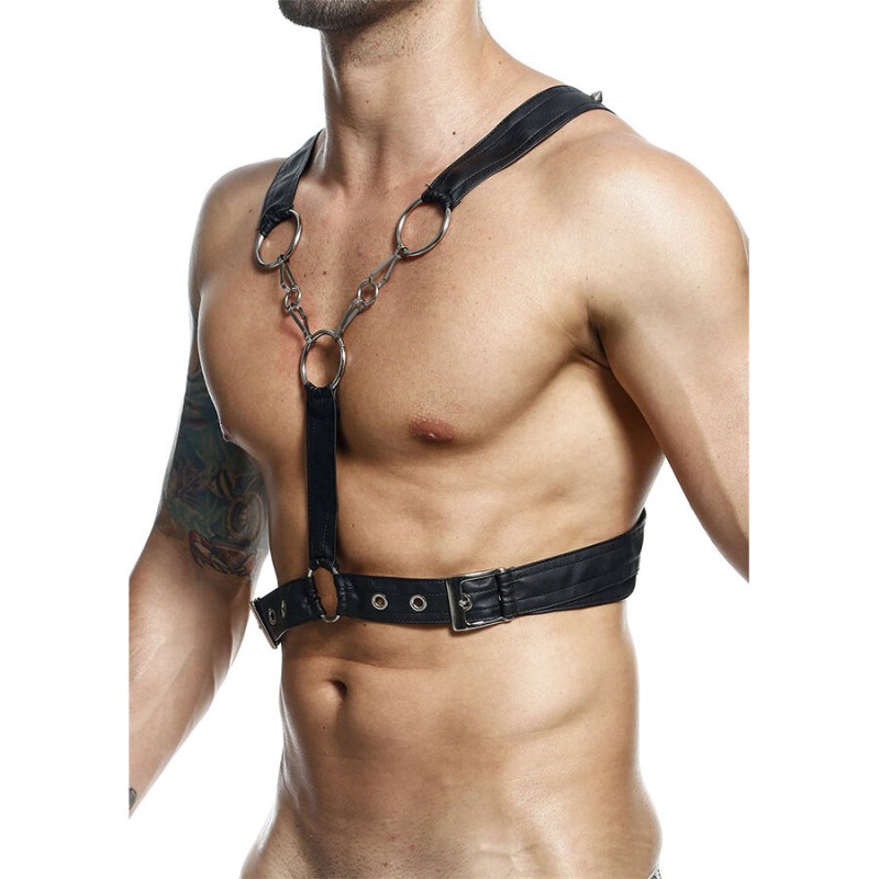 MOB - DNGEON CROSSED BLACK CHAIN HARNESS TAMANHO ÚNICO - D-243419 - Dona Pimenta MOB - DNGEON CROSSED BLACK CHAIN HARNESS TAMANHO ÚNICO - D-243419 - Dona Pimenta