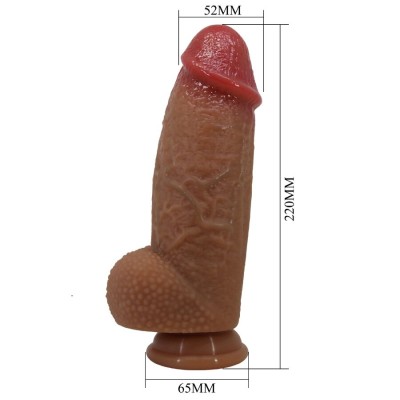 PRETTY LOVE - ACHILLE DILDO ULTRA REALISTA 22 CM - D-242898 - Dona Pimenta