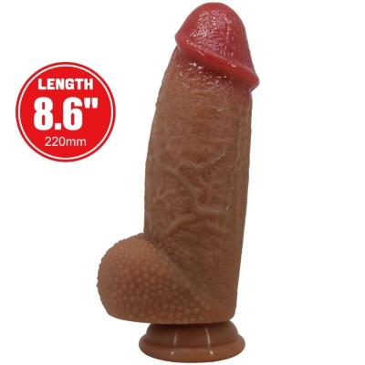 PRETTY LOVE - ACHILLE DILDO ULTRA REALISTA 22 CM - D-242898 - Dona Pimenta