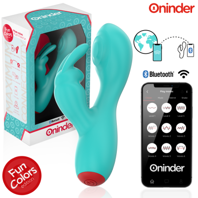 ONINDER CUTE - LOVE BUNNY VIBRADOR CLITÓRISMO PONTO G - APLICATIVO MUNDIAL GRATUITO - D-242094 - Dona Pimenta