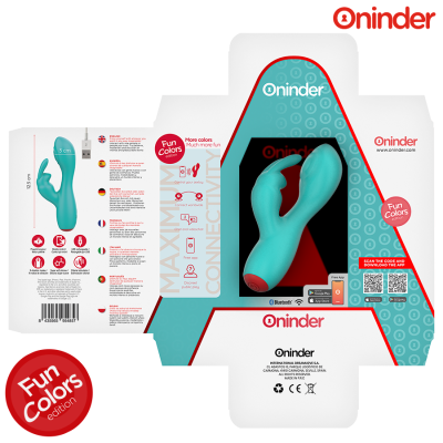 ONINDER CUTE - LOVE BUNNY VIBRADOR CLITÓRISMO PONTO G - APLICATIVO MUNDIAL GRATUITO - D-242094 - Dona Pimenta