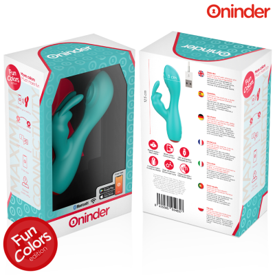 ONINDER CUTE - LOVE BUNNY VIBRADOR CLITÓRISMO PONTO G - APLICATIVO MUNDIAL GRATUITO - D-242094 - Dona Pimenta