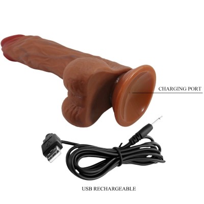 BAILE - CALISTO DILDO REALISTA 24 CM CARNE - D-242893 - Dona Pimenta