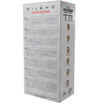 SILEXD - MODELO DE PÉNIS REALISTA 8 SILICONE LÍQUIDO 20,6 CM - D-242947 - Dona Pimenta