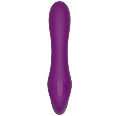 XOCOON - VIBRADOR STRAP-ON 2 EM 1 SEM ALÇAS COM CONTROLE REMOTO ROXO - D-243615 - Dona Pimenta