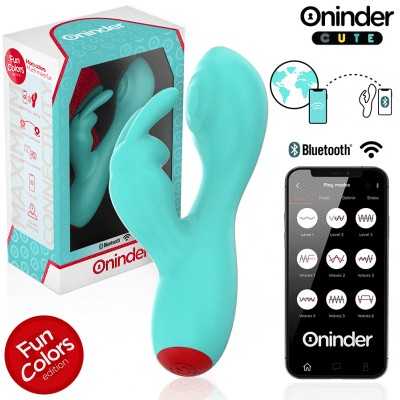 ONINDER CUTE - LOVE BUNNY VIBRADOR CLITÓRISMO PONTO G - APLICATIVO MUNDIAL GRATUITO - D-242094 - Dona Pimenta