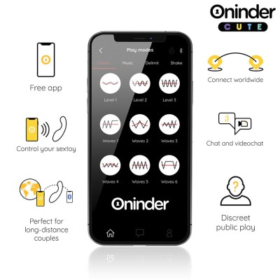 ONINDER CUTE - LOVE BUDDY MASTER VIBRADOR DE PONTO G - APLICATIVO MUNDIAL GRATUITO - D-242091 - Dona Pimenta