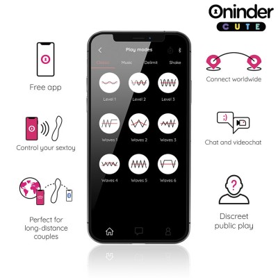 ONINDER CUTE - LOVE BUDDY MASTER VIBRADOR DE PONTO G - APLICATIVO MUNDIAL GRATUITO - D-242093 - Dona Pimenta