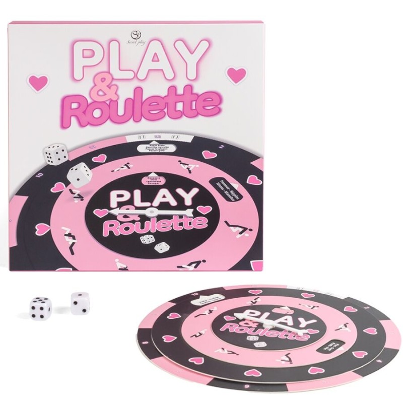 JOGO SECRETO E ROLETA - JOGO DE DADOS E ROLETA (ES/PT/EN/FR) - D-232980 - Dona Pimenta