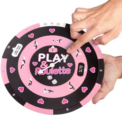 JOGO SECRETO E ROLETA - JOGO DE DADOS E ROLETA (ES/PT/EN/FR) - D-232980 - Dona Pimenta