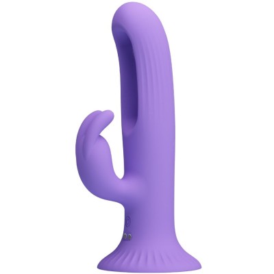 PRETTY LOVE - VIBRADOR DE COELHO KILLMOULIS 12 MODOS DE VIBRAÇÃO ROXO - D-242906 - Dona Pimenta